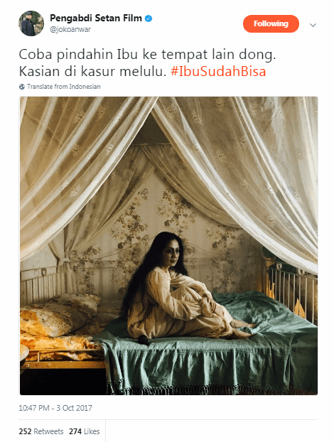 Film Pengabdi Setan: Ada Seniman Bertalenta Dibalik Sosok Ibu